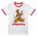 Miniatyrbild 1 av 2: Scooby Doo Unisex Vuxen Munchies Ringer T-Shirt M Vit White M