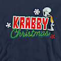 Miniatyrbild 4 av 5: SvampBob Fyrkant Unisex Vuxen Krabby Jul Bläckvard S Navy XL