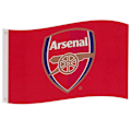 Miniatyrbild 1 av 4: Arsenal FC Core Crest Flag One Size Röd Red One Size