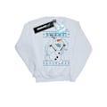 Miniatyrbild 1 av 3: Disney Boys Frozen Olaf Sweet Christmas Sweatshirt 3-4 år Vit White 3-4 Years