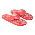 Miniatyrbild 1 av 3: Animal Womens/Ladies Swish Leaf Print Recycled Flip Flops 5 UK Orange 5 UK
