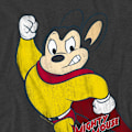 Miniatyrbild 4 av 5: Mighty Mouse Unisex Vuxen Klassisk Hero T-Shirt XXL Kolgrå Charcoal XXL