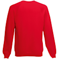 Miniatyrbild 2 av 2: Fruit Of The Loom Barnkläder Unisex Raglanärm Sweatshirt (2-pack) Red 7-8