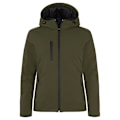 Miniatyrbild 1 av 5: Clique Dam/Dam Padded Soft Shell Jacka XS Fog Green Fog Green XS
