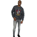 Miniatyrbild 4 av 5: Harry Potter Gryffindor Sweatshirt för män, L, mörkgrå Dark Heather L