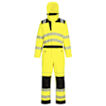 Miniatyrbild 1 av 2: Portwest Unisex Vuxen PW3 Vattentät Hi-Vis Overall 44R Gul Yellow/Black 44R