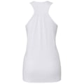 Miniatyrbild 2 av 3: Bella + Canvas Dam/Damer Flowy Racerback Tank Top 8 UK Vit White 8 UK