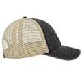 Miniatyrbild 3 av 4: Atlantis Unisex Case Pigment Dyed 6 Panel Trucker Cap One Size Black One Size