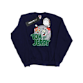 Miniatyrbild 1 av 6: Tom And Jerry Herr Julhälsningar Sweatshirt M Marinblå Navy Blue M