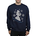 Miniatyrbild 3 av 5: Disney Princess Mens Belle Winter Silhouette Sweatshirt XXL Marinblå Navy Blue XXL