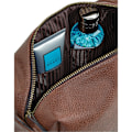 Miniatyrbild 2 av 3: Quadra Nuhide Wash Bag One Size Tan Tan One Size