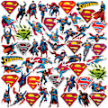 Miniatyrbild 1 av 6: Superman Deluxe Poser Stickers (Förpackning med 100) One Size Multicolo Multicoloured One Size