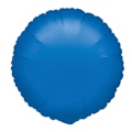 Miniatyrbild 1 av 2: Amscan 18 tum enfärgad cirkulär folieballong One Size Blå Blue One Size