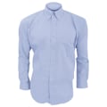 Miniatyrbild 1 av 6: Kustom Kit Herr Långärmad Corporate Oxford Skjorta 18 tum Ljus Light Blue 18inch