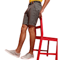 Miniatyrbild 2 av 2: Asquith & Fox Herrkläder Casual Chino Shorts M Slate Slate M