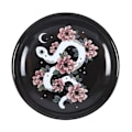 Miniatyrbild 1 av 3: Something Different Blommig Orm Prydnadsskål One Size Svart/Vit Black/White/Pink One Size