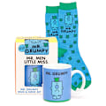 Miniatyrbild 5 av 6: Mr Men Herr Mr Grumpy Mugg och Sock Set One Size Blå Blue One Size