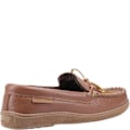 Miniatyrbild 2 av 4: Hush Puppies Ace läderslippers för män 12 UK Tan Tan 12 UK