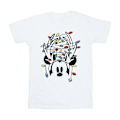 Miniatyrbild 1 av 4: Disney Herr Mickey Mouse Jul Huvudlampor T-shirt 4XL Vit White 4XL