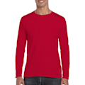 Miniatyrbild 5 av 5: Gildan Herr Soft Style Långärmad T-shirt M Röd Red M