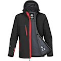 Miniatyrbild 3 av 3: Stormtech Patrol Hooded Soft Shell Jacket M Black/Bright R för män Black/Bright Red M