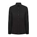 Miniatyrbild 1 av 3: Henbury Dam/Damer Modern Långärmad Oxford Skjorta 4XL Svart Black 4XL