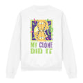 Miniatyrbild 1 av 5: Garfield Unisex Vuxen My Clone Did It Sweatshirt M Vit White M