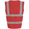 Miniatyrbild 2 av 2: PRO RTX Hög synlighet Unisex Väst XXL Röd Red XXL