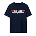 Miniatyrbild 1 av 2: Top Gun Maverick Logo T-shirt med tryck på ryggen, blå, storlek L Blue L
