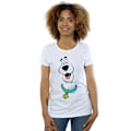 Miniatyrbild 2 av 3: Scooby Doo Dam/Kvinnor Stor Ansikte Bomull T-Shirt XXL Vit White XXL