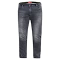 Miniatyrbild 1 av 3: Duke Herr D555 Benson Stretch Tapered Kingsize Jeans 48R Grå S Grey Stonewash 48R