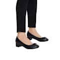 Miniatyrbild 3 av 3: Good For The Sole Dam Ballerina Flats med Tara Blockklack Black 7 UK