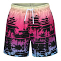 Miniatyrbild 1 av 4: RIPT Essentials Pojkar Palm Tree Badshorts 3-4 År Rosa Pink 3-4 Years