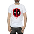 Miniatyrbild 3 av 5: Deadpool herr Splat Face bomull T-shirt L vit White L