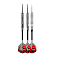 Miniatyrbild 4 av 6: Harrows Silver Arrows Darts 22g Silver/Svart/Röd Silver/Black/Red 22g