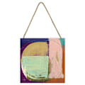 Miniatyrbild 2 av 2: Joanne Last Abstract 13 Träblock 20cm x 20cm Flerfärgad Multicoloured 20cm x 20cm