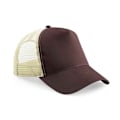 Miniatyrbild 1 av 2: Beechfield Unisex Vuxen Snapback Trucker Cap One Size Choklad Chocolate/Caramel One Size