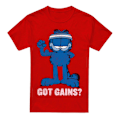 Miniatyrbild 1 av 5: Garfield Unisex Vuxen Got Gains T-Shirt L Röd Red L