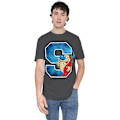 Miniatyrbild 5 av 5: Ren & Stimpy Unisex Vuxen S Is For Stimpy T-Shirt M Gråmelerad Charcoal M