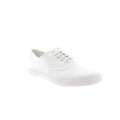 Miniatyrbild 5 av 6: Dek Vuxna Unisex Snörning Vita Canvas Gymnastikskor 7 UK Vit White 7 UK