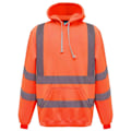 Miniatyrbild 1 av 2: Yoko Herr Hög Synlighet Hoodie 3XL Orange Orange 3XL