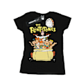 Miniatyrbild 1 av 3: The Flintstones Dam/Kvinnor The The Ride Bomull T-shirt M Bla Black M