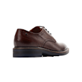 Miniatyrbild 2 av 6: Base London Mens Mawley Läder Derby Skor 10 UK Brun Brown 10 UK