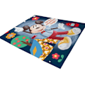 Miniatyrbild 2 av 2: Disney Camping Bomull Mickey Mouse Påslakan Set Enkelsäng Blå/ Blue/White/Red Single