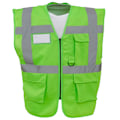Miniatyrbild 1 av 2: Yoko Hi-Vis Premium Executive/Manager Väst / Jacka (Paket Lime XL