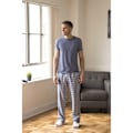 Miniatyrbild 2 av 2: Skinnifit Herr Tartan Lounge Byxor M Vit/Multi Check White/Multi Check M