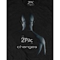 Miniatyrbild 3 av 3: Tupac Shakur Unisex Vuxen Changes Bomull T-shirt XXL Svart Black XXL