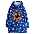 Miniatyrbild 1 av 2: Paw Patrol Boys Chase Hoodiefilt 3-5 år Blå Blue 3-5 Years