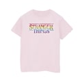 Miniatyrbild 1 av 3: Netflix Dam/Kvinnor Stranger Things Rainbow Dot Logo Bomull B Baby Pink S