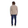Miniatyrbild 2 av 3: Raging Bull Herr Flecked Chunky Knit Kvartär Zip Jumper XL Toas Toast XL